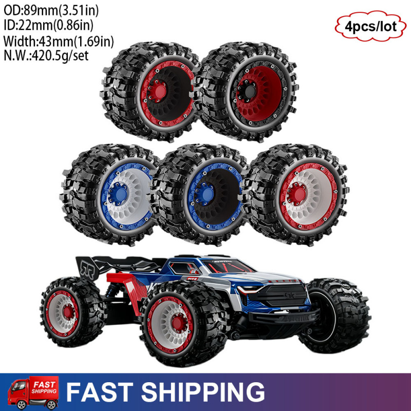 Rc Truck Monster - 4PC RC Monster Truck High Grip