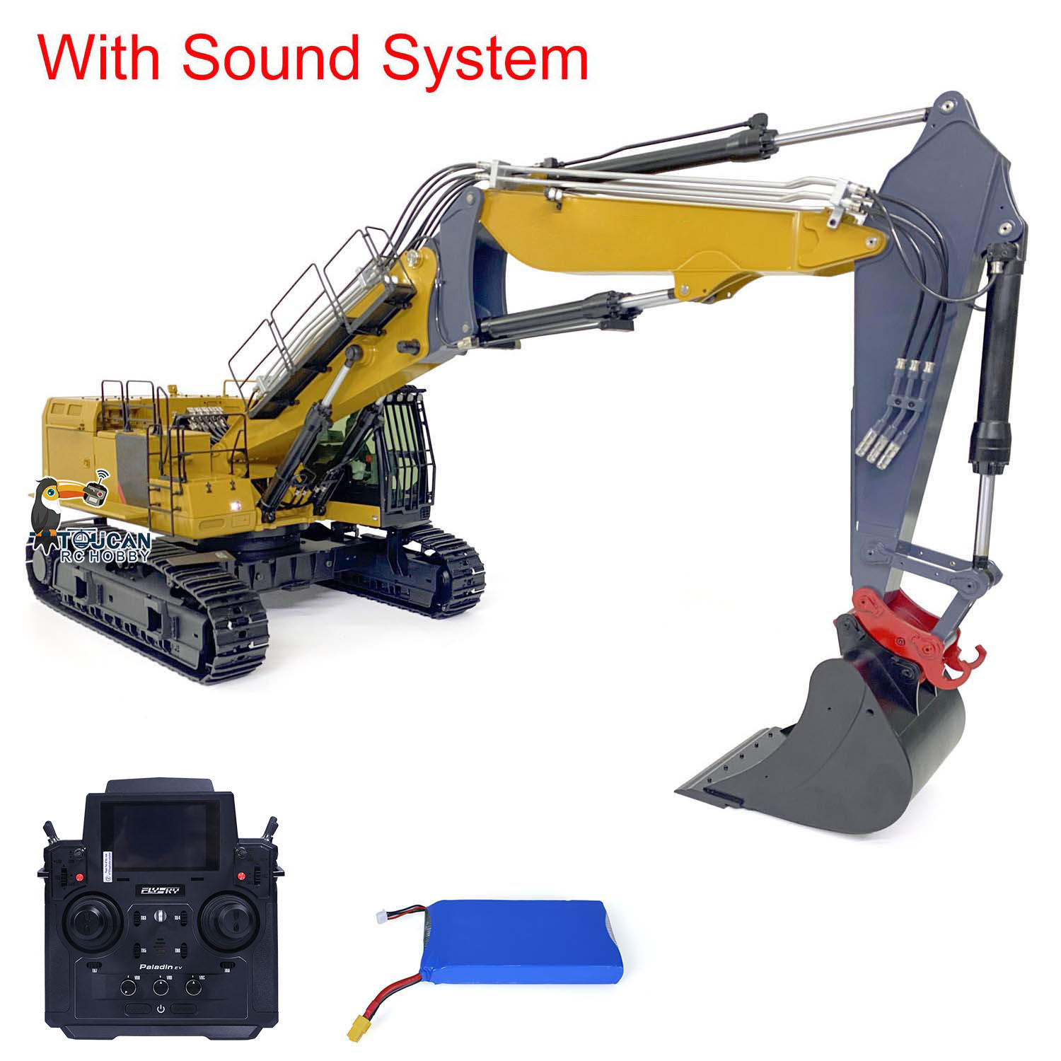 Rc Excavator Hobby - 374 1/14 RC Hydraulic Metal Excavator