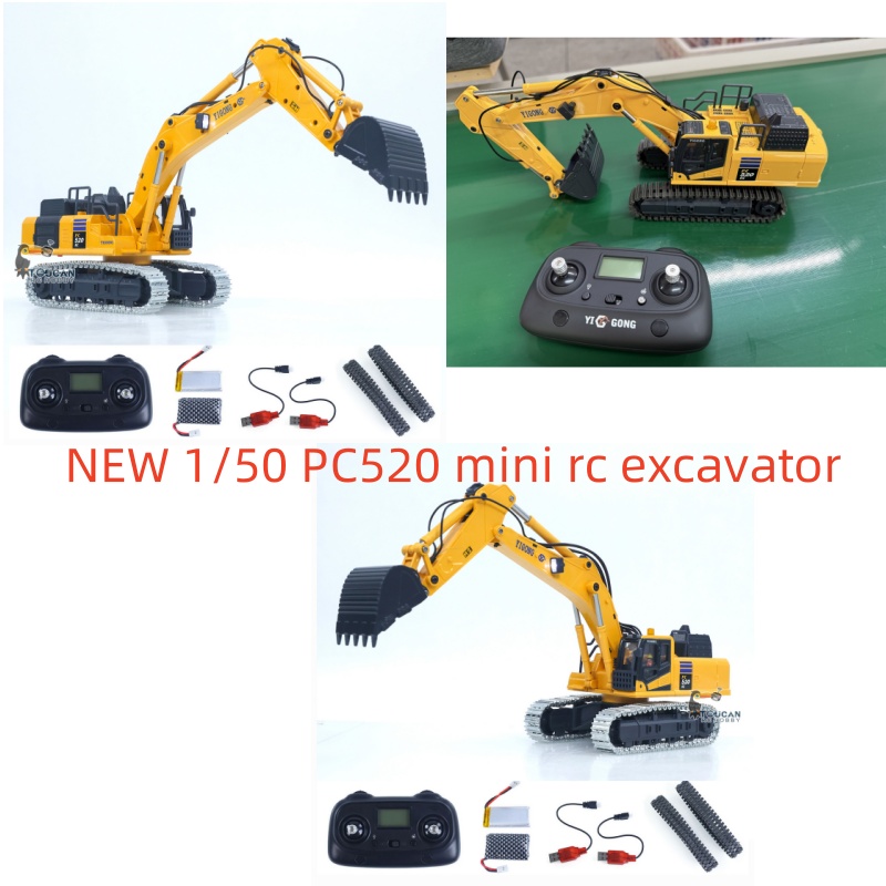 Rc Excavator Hobby - 1/50 Mini RC Digger PC520 Electric