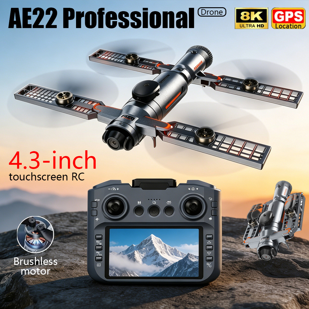 Top Rc Hobby Mini Xcub - Upgraded AE22 PRO MAX Foldable Drone