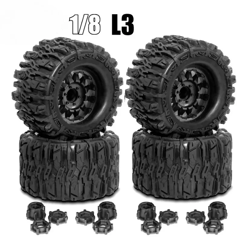 Rc Truck Monster - 4PCS 1/8 Wheels Tires 170mm Tyre
