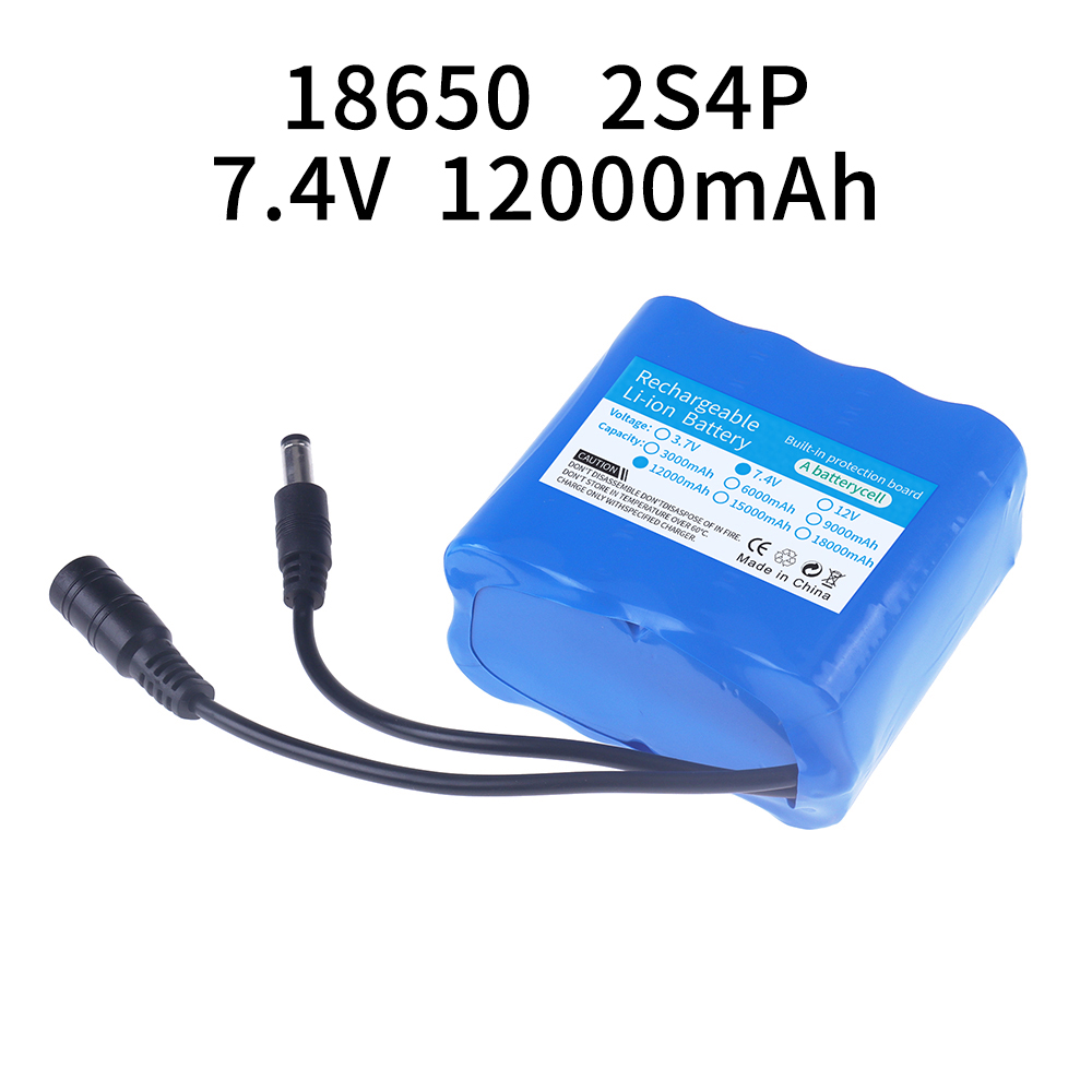 2S4P 18650 Lithium Battery 7.4 - Rc Hobby Boat 评论和价格