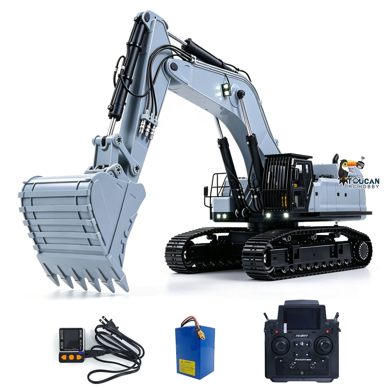 1/12395F RC Hydraulic Heavy Ex - Rc Excavator Hobby 评论和价格