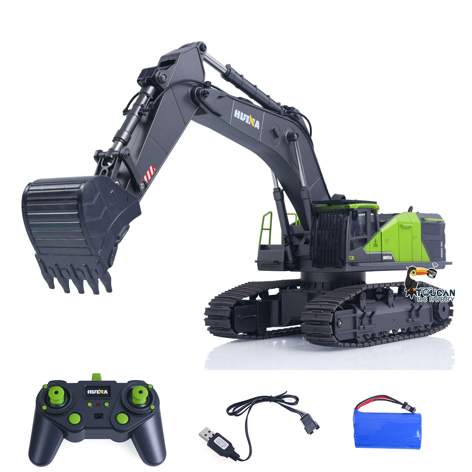 US Stock Toys HUINA 1/14 593 M - Rc Excavator Hobby 评论和价格