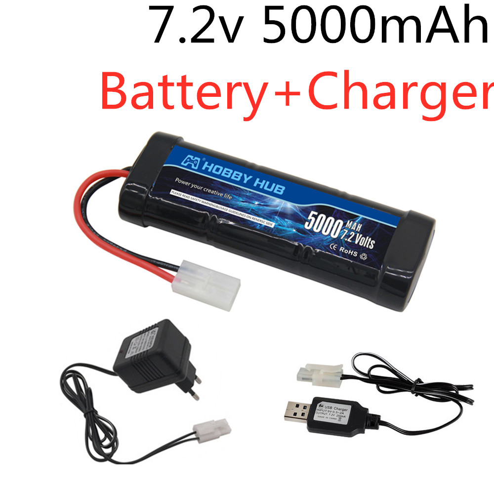7.2V 5000mAh Ni-MH Battery Pac - Rc Hobby Boat 评论和价格