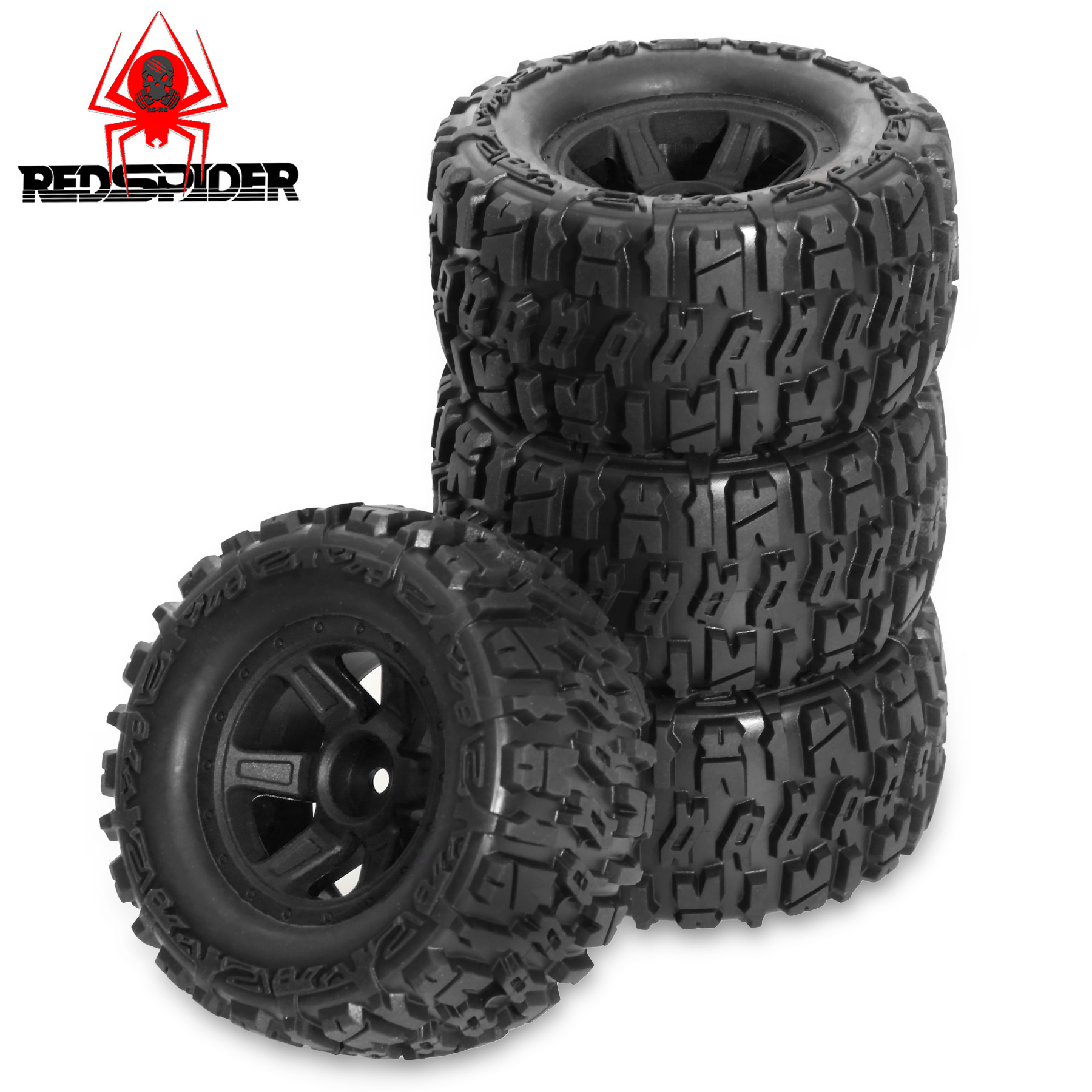 90mm Skidproof Rubber Wheel Ti - Rc Truck Monster 评论和价格