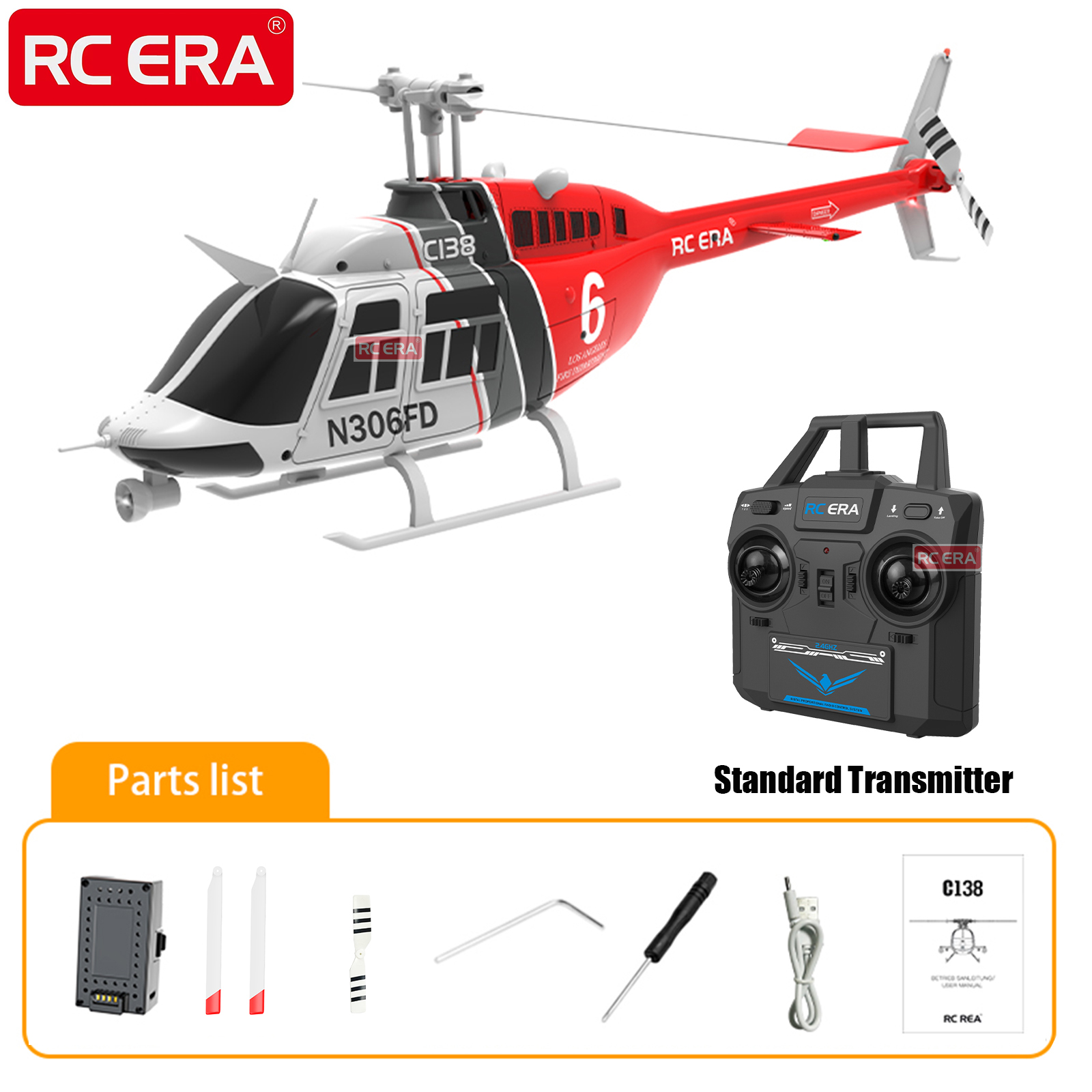 RC ERA C138 BELL 206 Jet Range - Rc Hobby Experts 评论和价格