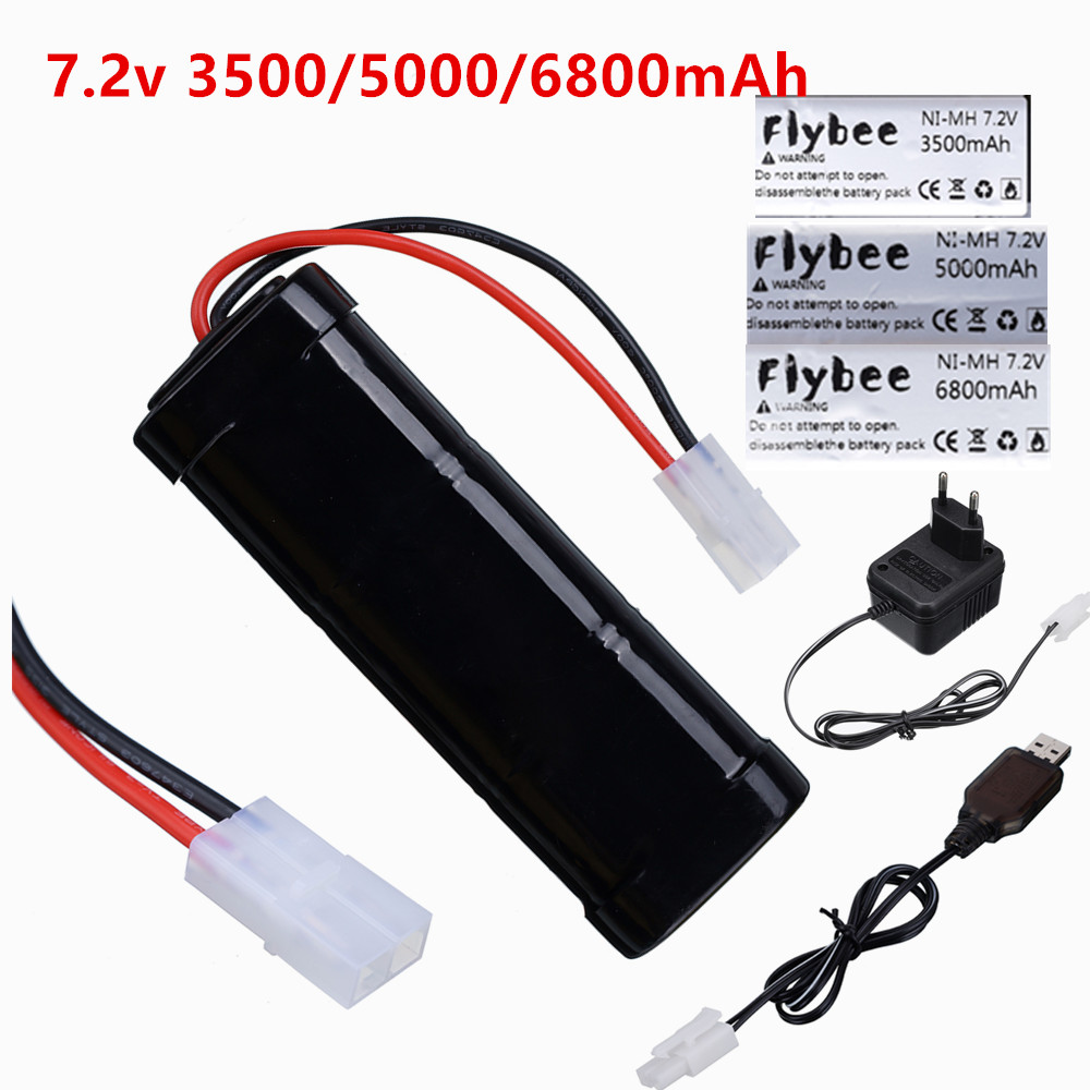 New 7.2V Battery 5000/6800mAh  - Rc Hobby Boat 评论和价格