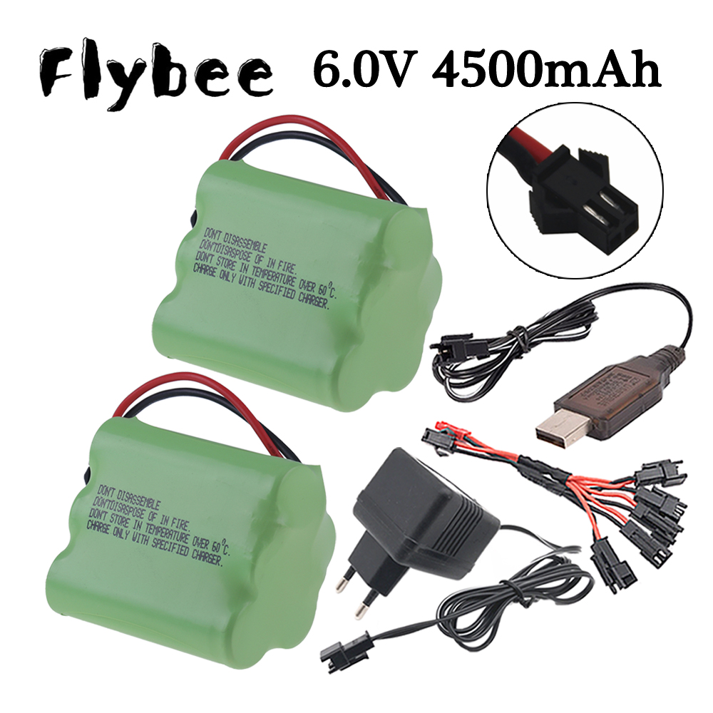 6v 4500mAh Ni-MH Battery SM Pl - Rc Hobby Boat 评论和价格