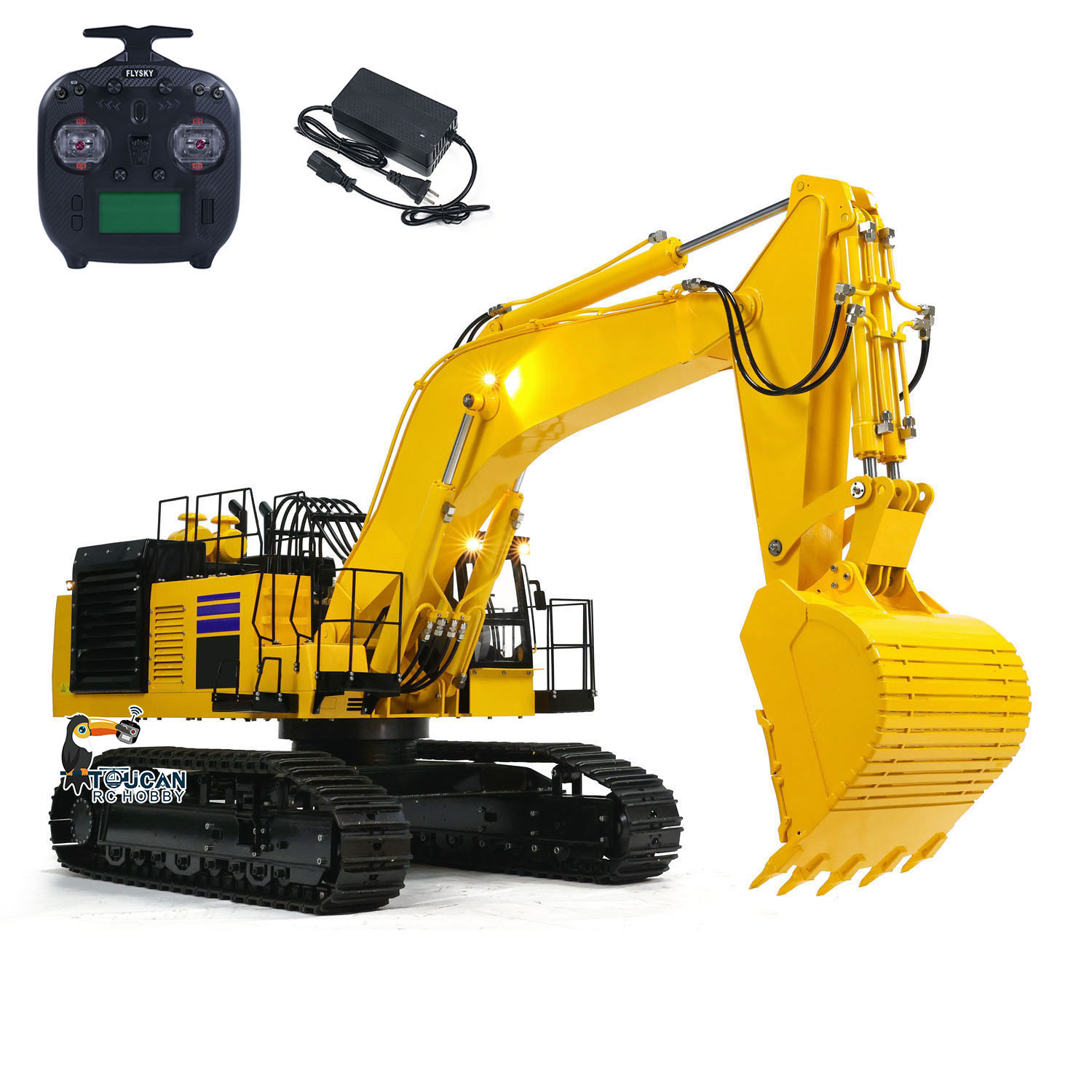1/8 Scale RC Hydraulic Excavat - Rc Excavator Hobby 评论和价格