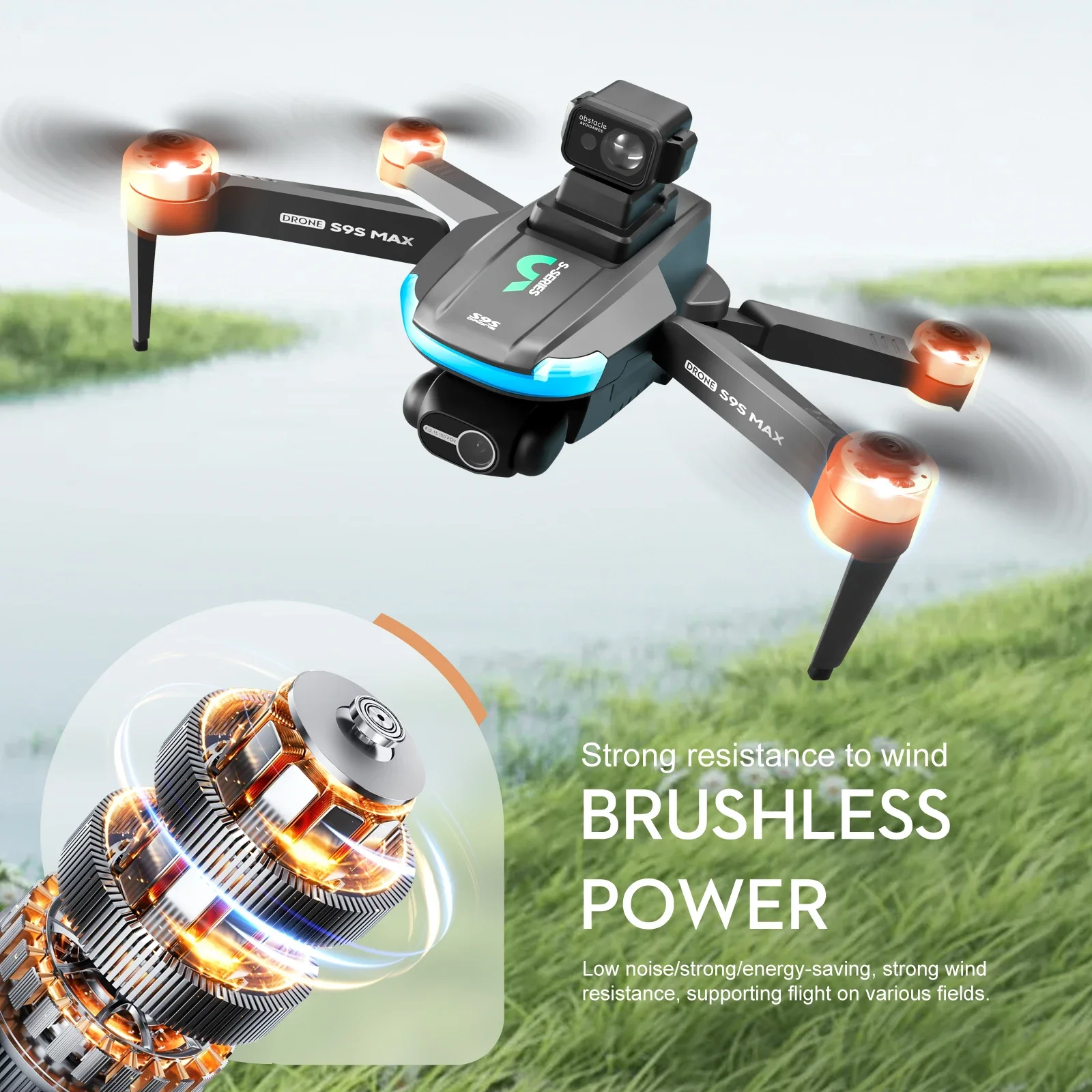 NEW S9S MAX MINI Drone 4K 2-Ax - Top Rc Hobby Mini Xcub 评论和价格