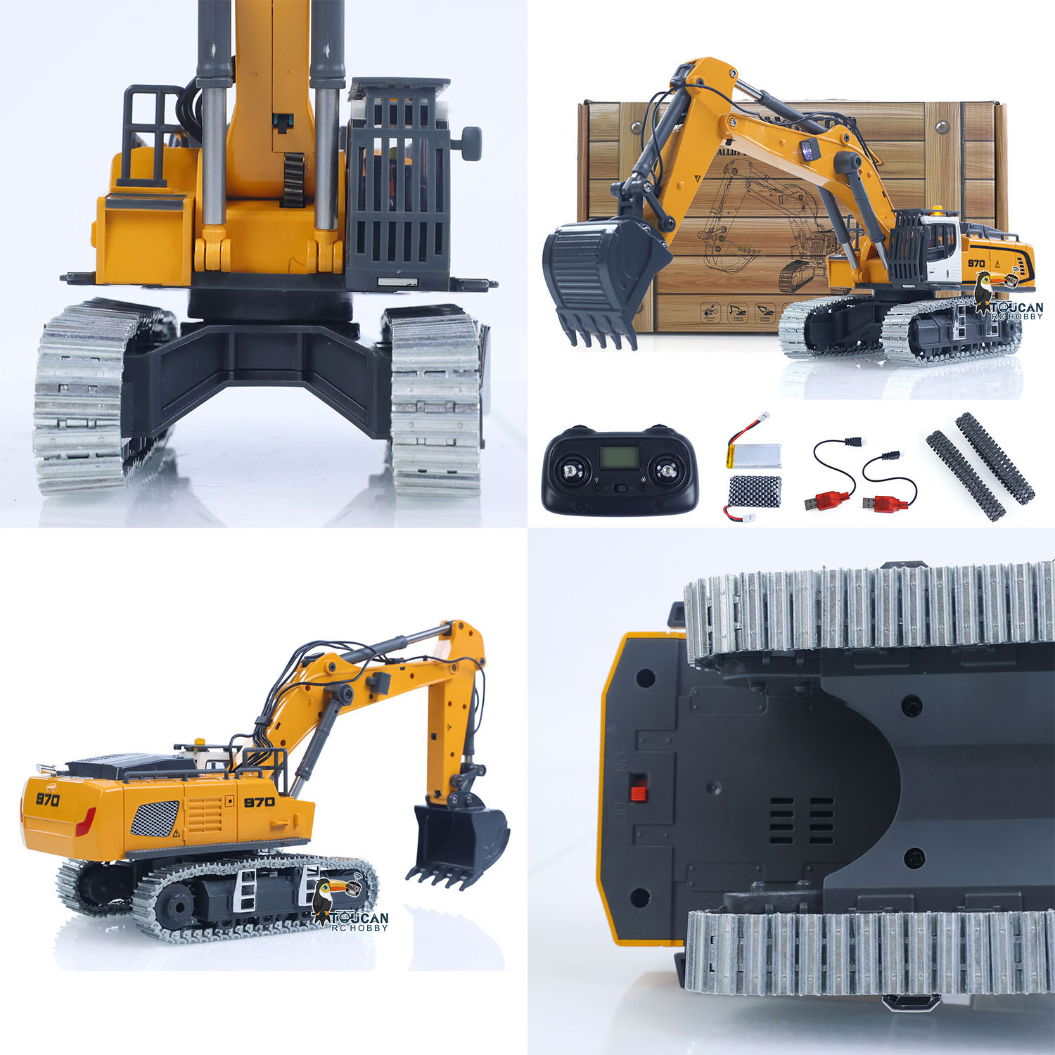 Gift Mini 1/50 RTR 970 RC Exca - Rc Excavator Hobby 评论和价格