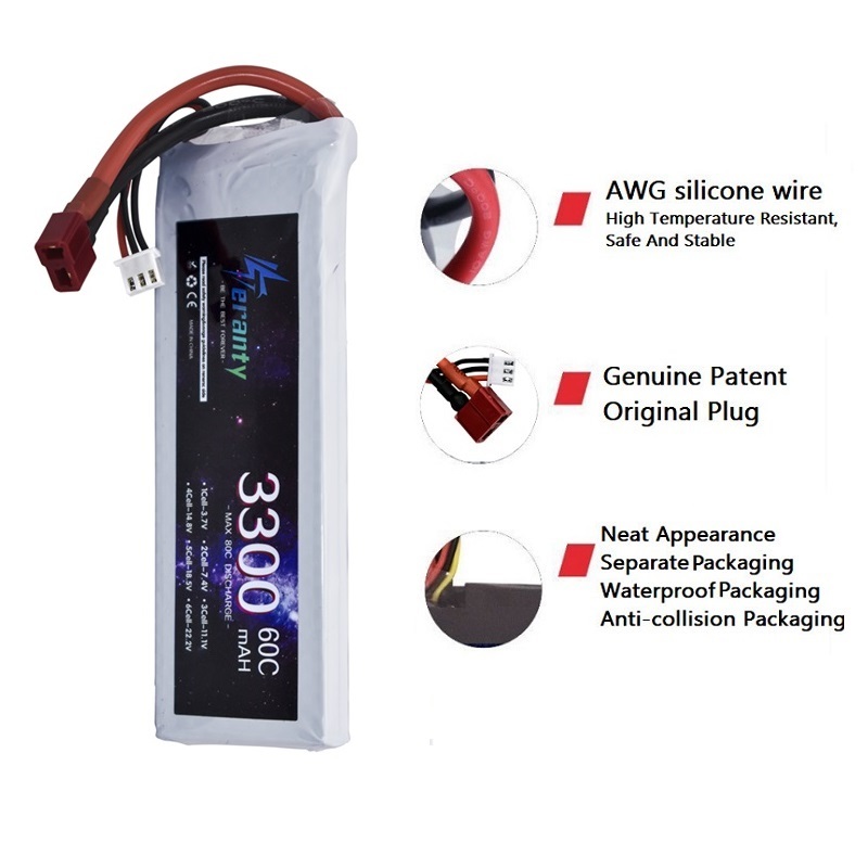 2S 7.4V LiPo Battery 3300mAh 6 - Rc Hobby Boat 评论和价格
