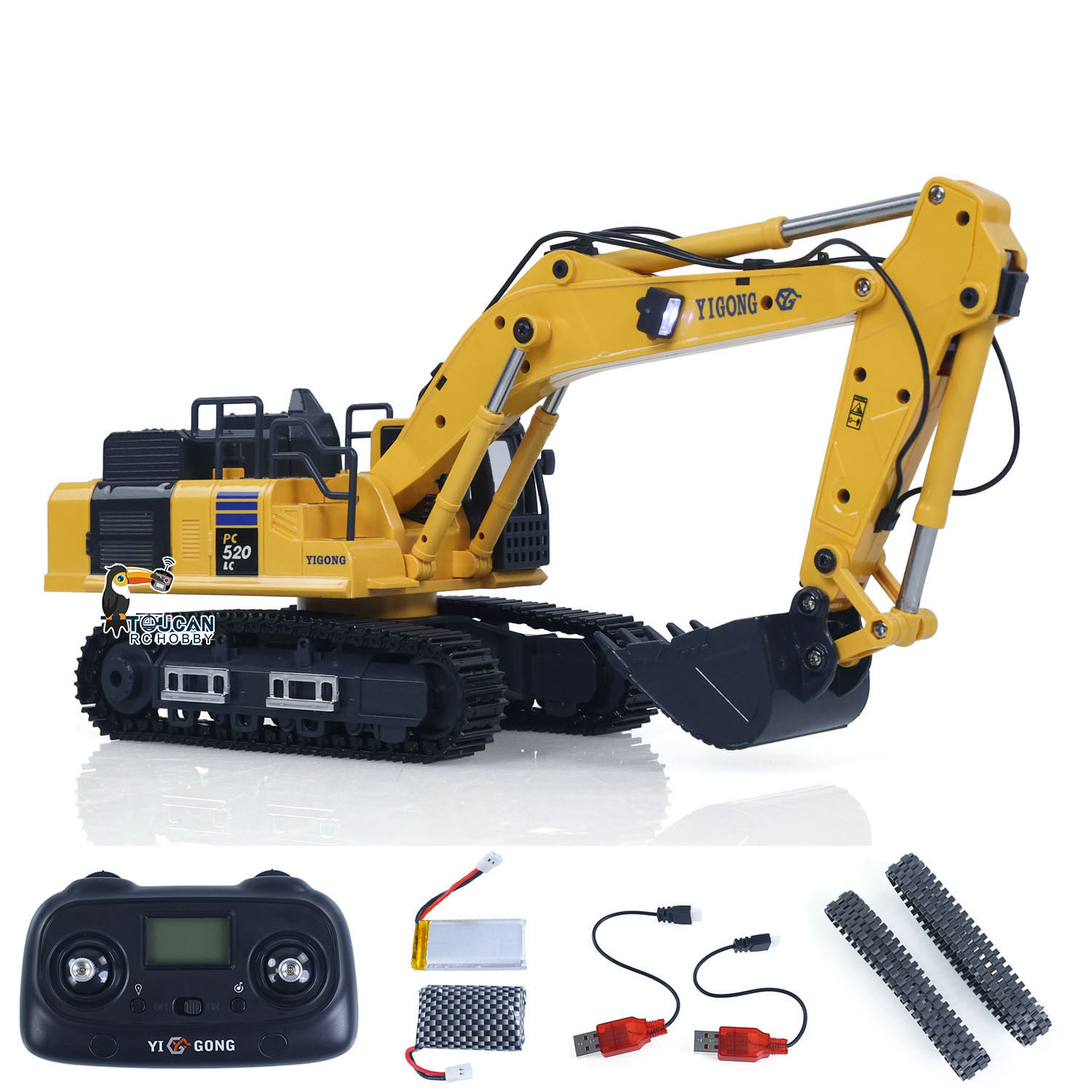 1/50 Mini RC Digger PC520 Elec - Rc Excavator Hobby 评论和价格
