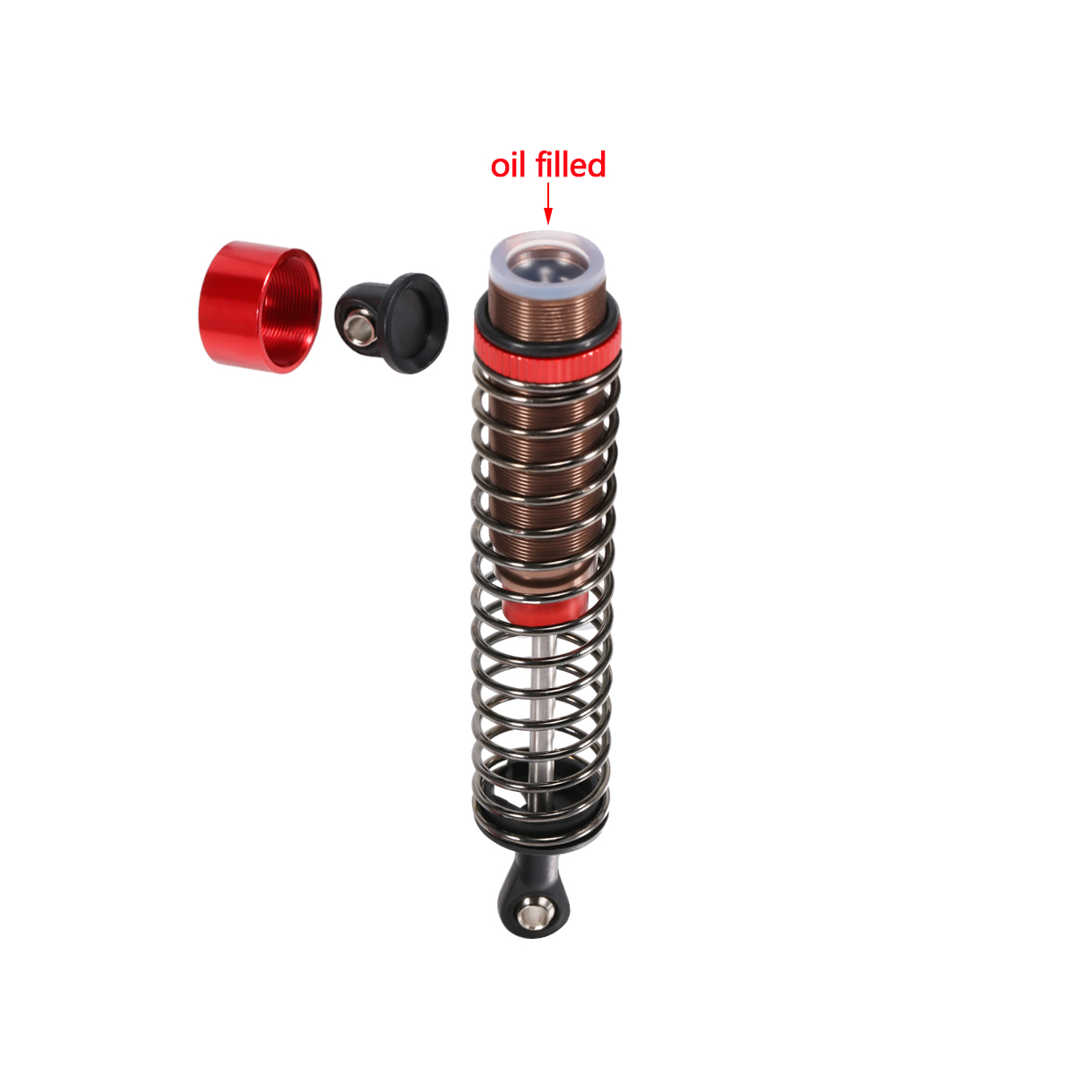 4Pcs Adjustable Oil Filled Sho - Rc Truck Monster 评论和价格