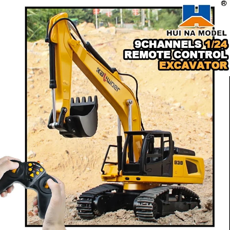 Huina Rc Excavator 1/24 9Ch Re - Rc Excavator Hobby 评论和价格