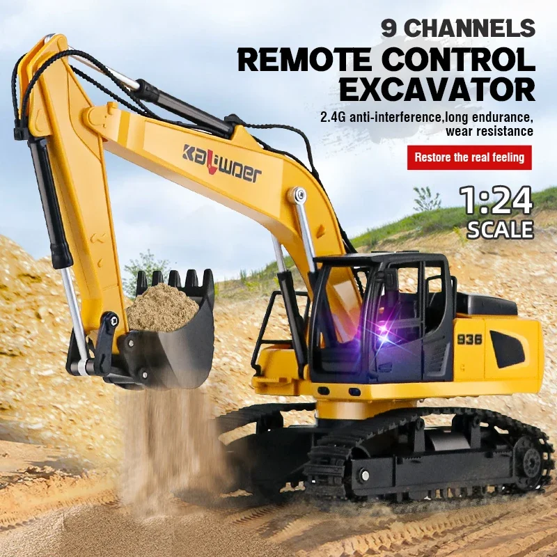 Huina Rc Excavator 1/24 9Ch Re - Rc Excavator Hobby 评论和价格
