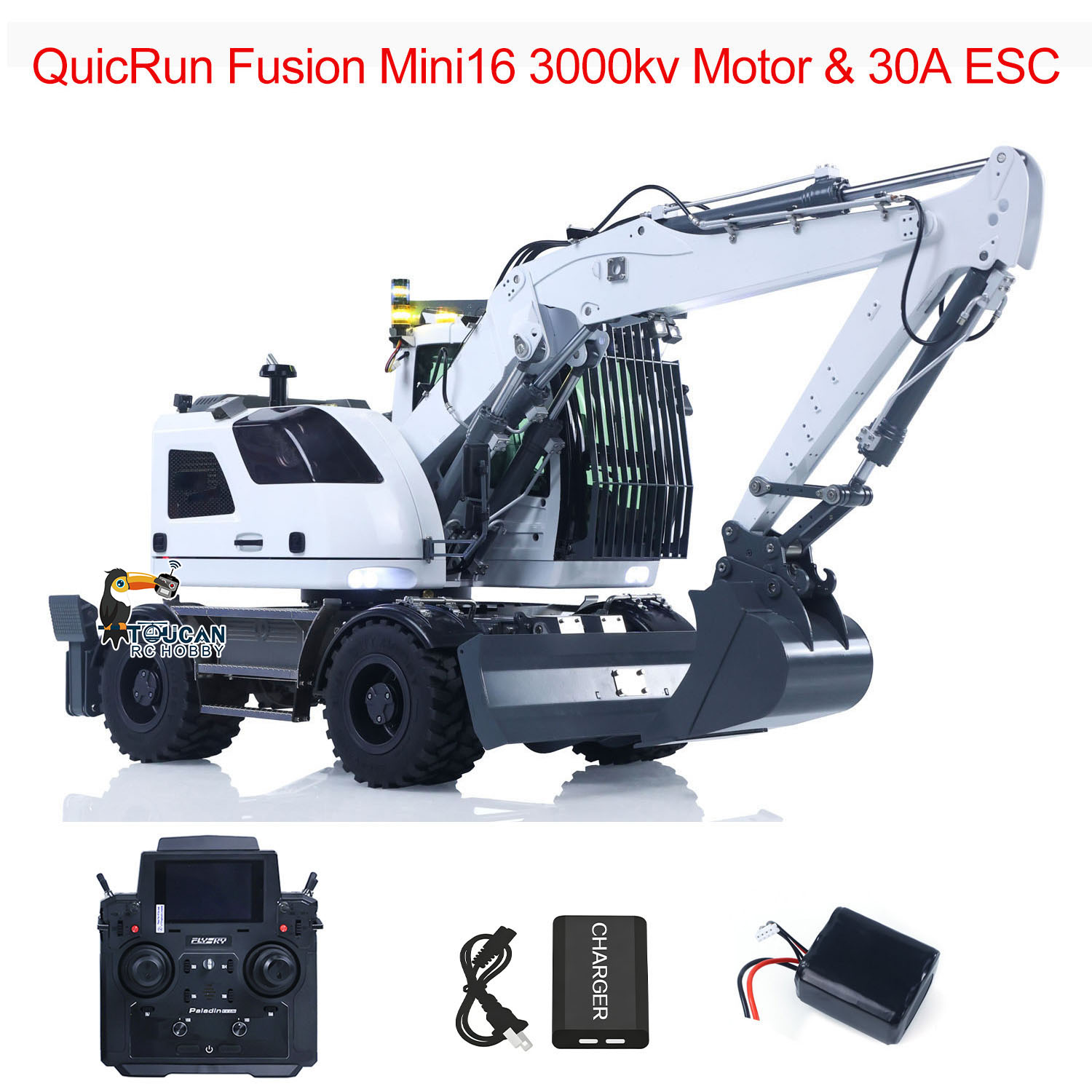 RTR 1/14 RC Hydraulic Excavato - Rc Excavator Hobby 评论和价格