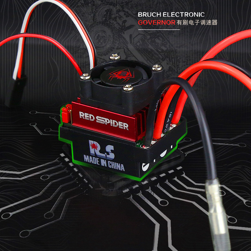 Red Spider 60A Brushed ESC, Du - Rc Truck Monster 评论和价格