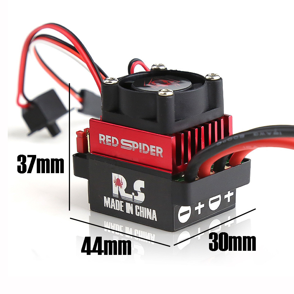 Red Spider 60A Brushed ESC, Du - Rc Truck Monster 评论和价格