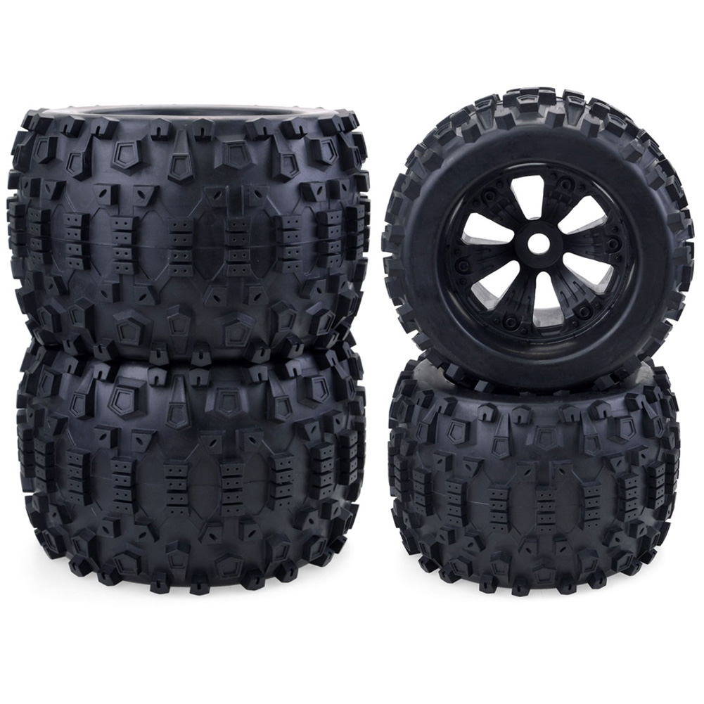 4PCS 1/8 Wheels Tires 170mm 16 - Rc Truck Monster 评论和价格