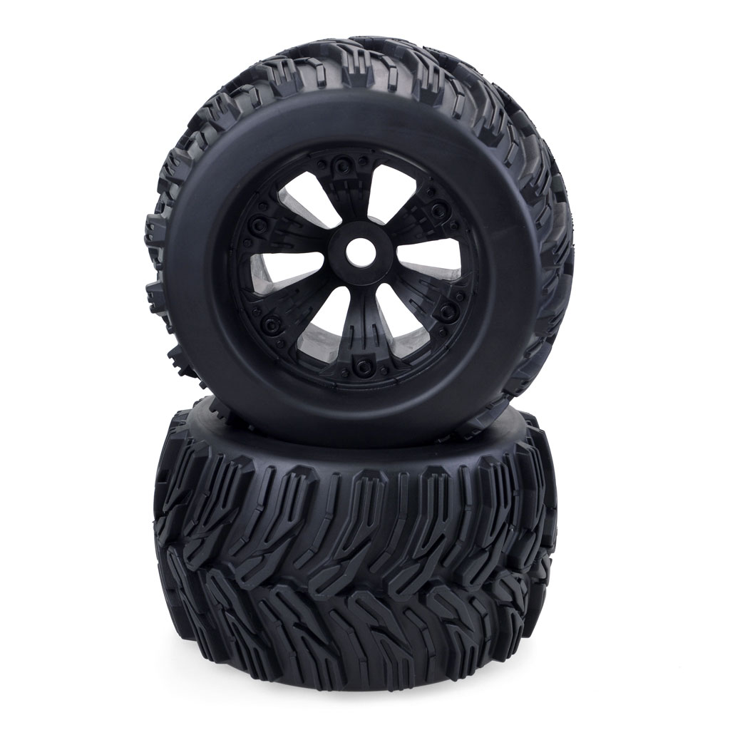 4PCS 1/8 Wheels Tires 170mm 16 - Rc Truck Monster 评论和价格