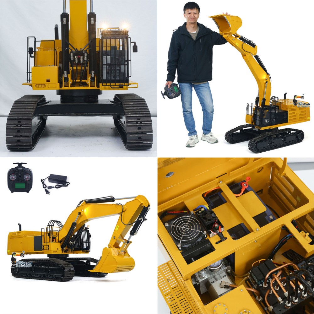 1/8 390F RC Hydraulic Excavato - Rc Excavator Hobby 评论和价格